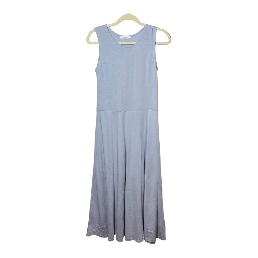 NWOT Moussy flowy periwinkle blue midi dress